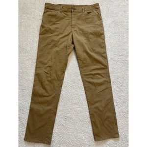 American Eagle Pants Mens 38 Brown Flex Stretch Slim Straight 38x36 EUC